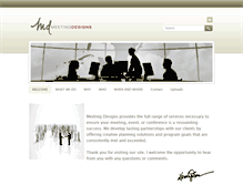 Tablet Screenshot of mdmeetingdesigns.com